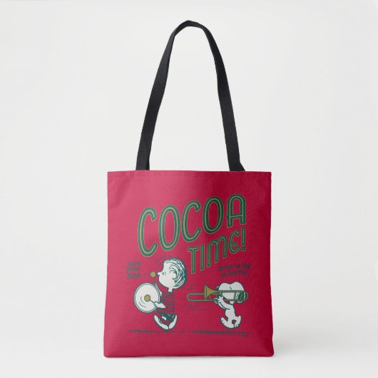 Erdnüsse | Snoopy & Linus Cocoa Time Tasche (Vorderseite)
