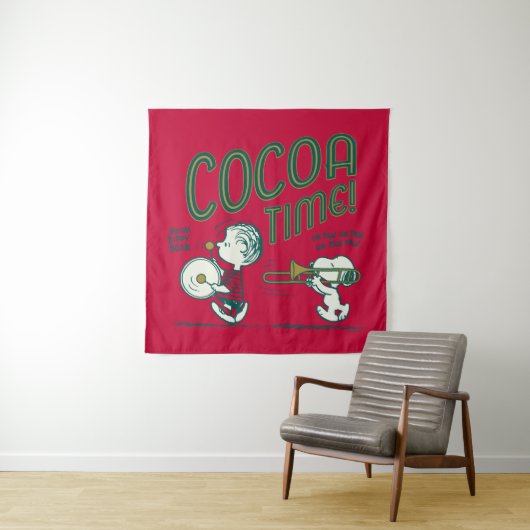 Erdnüsse | Snoopy & Linus Cocoa Time Wandteppich (Beispiel)