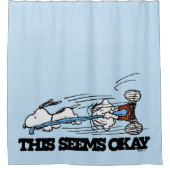 Erdnüsse | Snoopy & Linus Duschvorhang (Vorderseite)