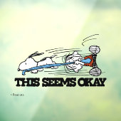 Erdnüsse | Snoopy & Linus Fensteraufkleber (Blatt 3)