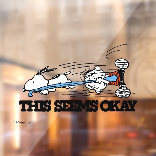 Erdnüsse | Snoopy & Linus Fensteraufkleber (Blatt 2)