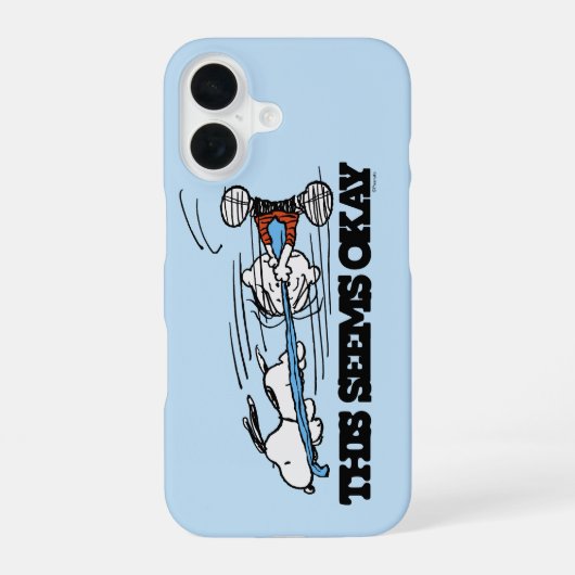 Erdnüsse | Snoopy & Linus iPhone 16 Hülle (Rückseite)