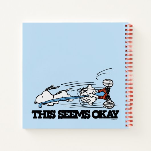 Erdnüsse | Snoopy & Linus Notizblock (Rückseite)