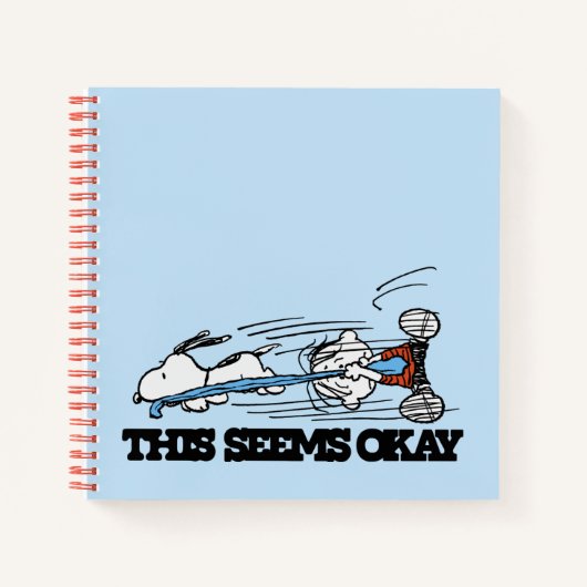 Erdnüsse | Snoopy & Linus Notizblock (Vorderseite)