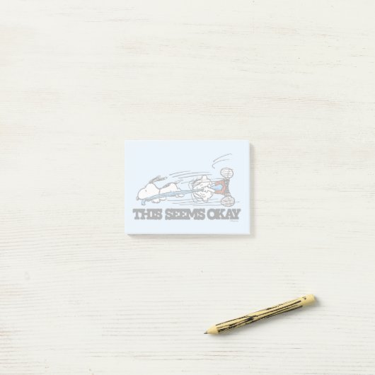 Erdnüsse | Snoopy & Linus Post-it Klebezettel (Auf Schreibtisch)