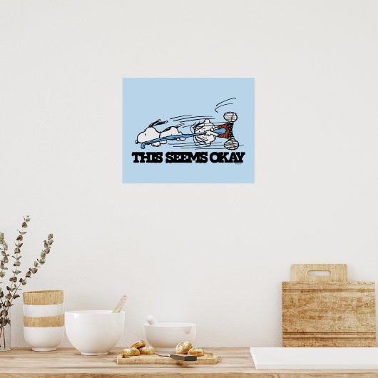 Erdnüsse | Snoopy & Linus Poster (Küche)