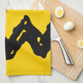 Erdnüsse | Snoopy & Linus Schlittenfahrt Geschirrtuch (Viertel Falte)