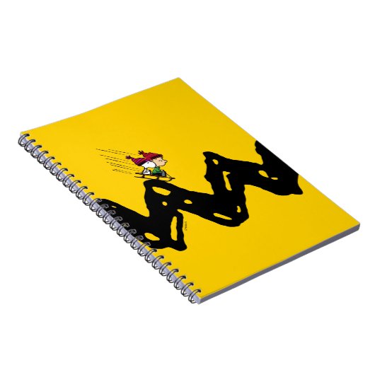 Erdnüsse | Snoopy & Linus Schlittenfahrt Notizblock (Rechte Seite)