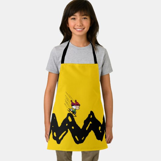 Erdnüsse | Snoopy & Linus Schlittenfahrt Schürze (Insitu)