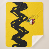 Erdnüsse | Snoopy & Linus Schlittenfahrt Sherpadecke (Vorderseite)