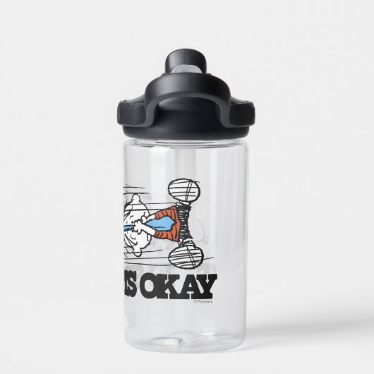 Erdnüsse | Snoopy & Linus Trinkflasche (Rückseite)