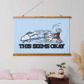 Erdnüsse | Snoopy & Linus Wandteppich Mit Holzrahmen (Schlafzimmer)