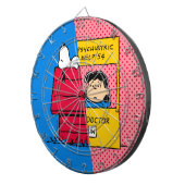 Erdnüsse | Snoopy & Lucy Half & Half Dartscheibe (Vorderseite rechts)