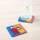 Erdnüsse | Snoopy & Lucy Half & Half Getränkeuntersetzer (Rechte Seite)