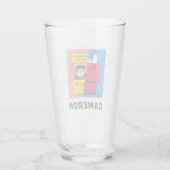 Erdnüsse | Snoopy & Lucy Half & Half Glas (Rückseite)