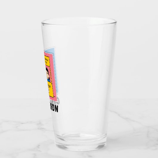 Erdnüsse | Snoopy & Lucy Half & Half Glas (Links)