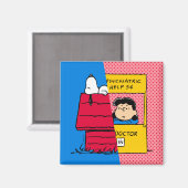 Erdnüsse | Snoopy & Lucy Half & Half Magnet (Vorderseite/Rückseite)