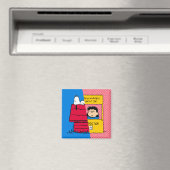 Erdnüsse | Snoopy & Lucy Half & Half Magnet (In Situ (Geschirrspüler))