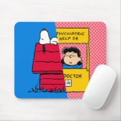 Erdnüsse | Snoopy & Lucy Half & Half Mousepad (Mit Mouse)