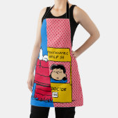 Erdnüsse | Snoopy & Lucy Half & Half Schürze (InSitu)