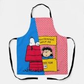 Erdnüsse | Snoopy & Lucy Half & Half Schürze (Vorderseite)