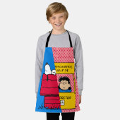 Erdnüsse | Snoopy & Lucy Half & Half Schürze (Getragen)