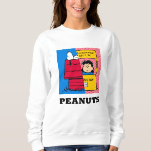 Erdnüsse Snoopy & Lucy Half & Half Sweatshirt
