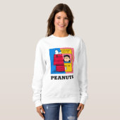 Erdnüsse | Snoopy & Lucy Half & Half Sweatshirt (Vorne ganz)