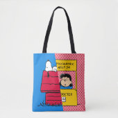 Erdnüsse | Snoopy & Lucy Half & Half Tasche (Vorderseite)