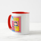 Erdnüsse | Snoopy & Lucy Half & Half Tasse (Vorderseite Links)