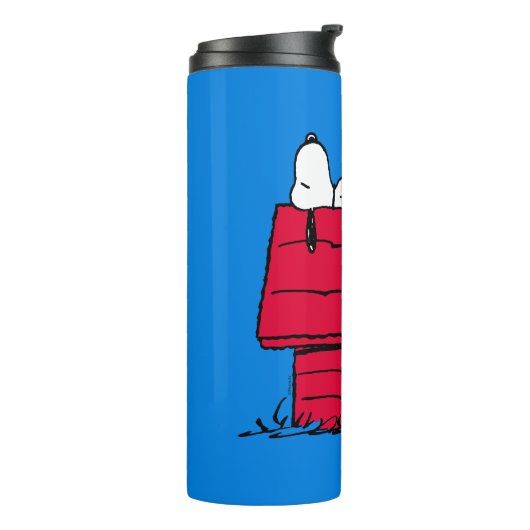 Erdnüsse | Snoopy & Lucy Half & Half Thermosbecher (Nach links gedreht)