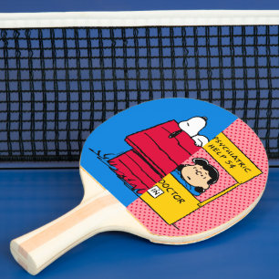 Erdnüsse Snoopy & Lucy Half & Half Tischtennis Schläger