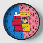 Erdnüsse | Snoopy & Lucy Half & Half Uhr (Vorderseite)
