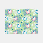 Erdnüsse | Snoopy Mint Green Deko Dreams Fleecedecke (Vorderseite (Horizontal))