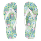 Erdnüsse | Snoopy Mint Green Deko Dreams Pattern Badesandalen (Fußbett)