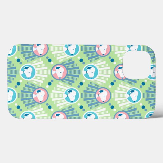 Erdnüsse | Snoopy Mint Green Deko Dreams Pattern Case-Mate iPhone Hülle (Rückseite (Horizontal))