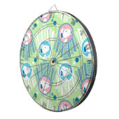 Erdnüsse | Snoopy Mint Green Deko Dreams Pattern Dartscheibe (Vorderseite rechts)