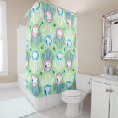 Erdnüsse | Snoopy Mint Green Deko Dreams Pattern Duschvorhang (Beispiel)