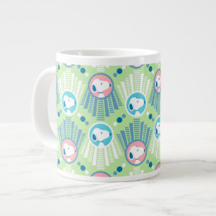 Erdnüsse   Snoopy Mint Green Deko Dreams Pattern Jumbo-Tasse
