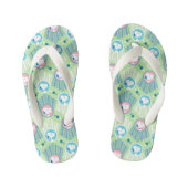 Erdnüsse | Snoopy Mint Green Deko Dreams Pattern Kinderbadesandalen (Fußbett)