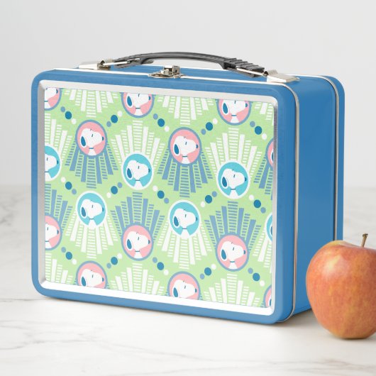 Erdnüsse | Snoopy Mint Green Deko Dreams Pattern Metall Brotdose (Beispiel)