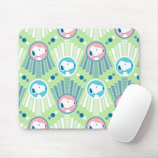 Erdnüsse | Snoopy Mint Green Deko Dreams Pattern Mousepad (Mit Mouse)