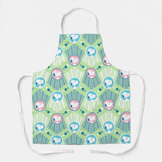 Erdnüsse | Snoopy Mint Green Deko Dreams Pattern Schürze (Vorderseite)