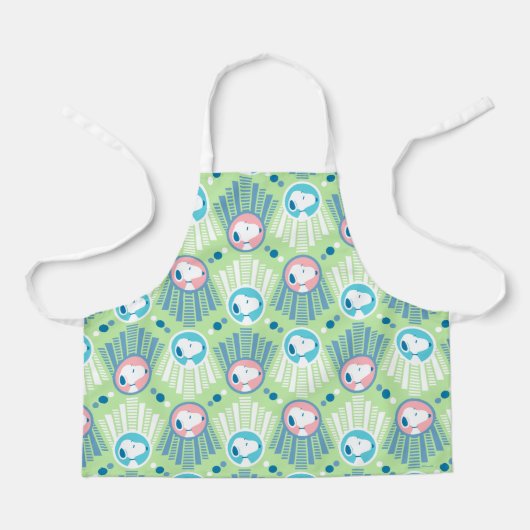 Erdnüsse | Snoopy Mint Green Deko Dreams Pattern Schürze (Vorderseite)