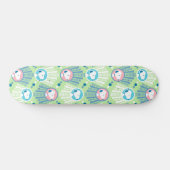 Erdnüsse | Snoopy Mint Green Deko Dreams Pattern Skateboard (Horizontal)
