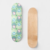 Erdnüsse | Snoopy Mint Green Deko Dreams Pattern Skateboard (Vorderseite)