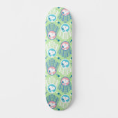 Erdnüsse | Snoopy Mint Green Deko Dreams Pattern Skateboard (Vorderseite)