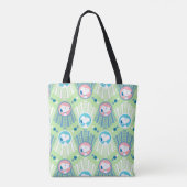 Erdnüsse | Snoopy Mint Green Deko Dreams Pattern Tasche (Rückseite)