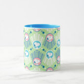 Erdnüsse | Snoopy Mint Green Deko Dreams Pattern Tasse (Zentrum)