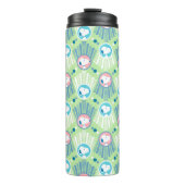 Erdnüsse | Snoopy Mint Green Deko Dreams Pattern Thermosbecher (Vorderseite)